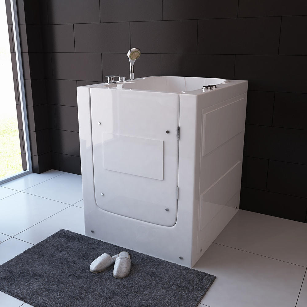 Une baignoire à porte est un accessoire de salle de bain qui permet aux personnes à mobilité réduite de prendre un bain facilement