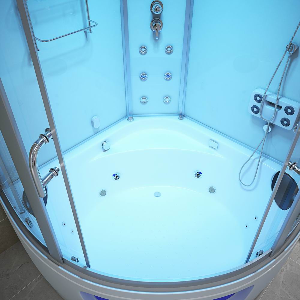 À quoi devrait-il faire attention lors de l'installation de la bande de retenue à l'eau dans la salle de douche?