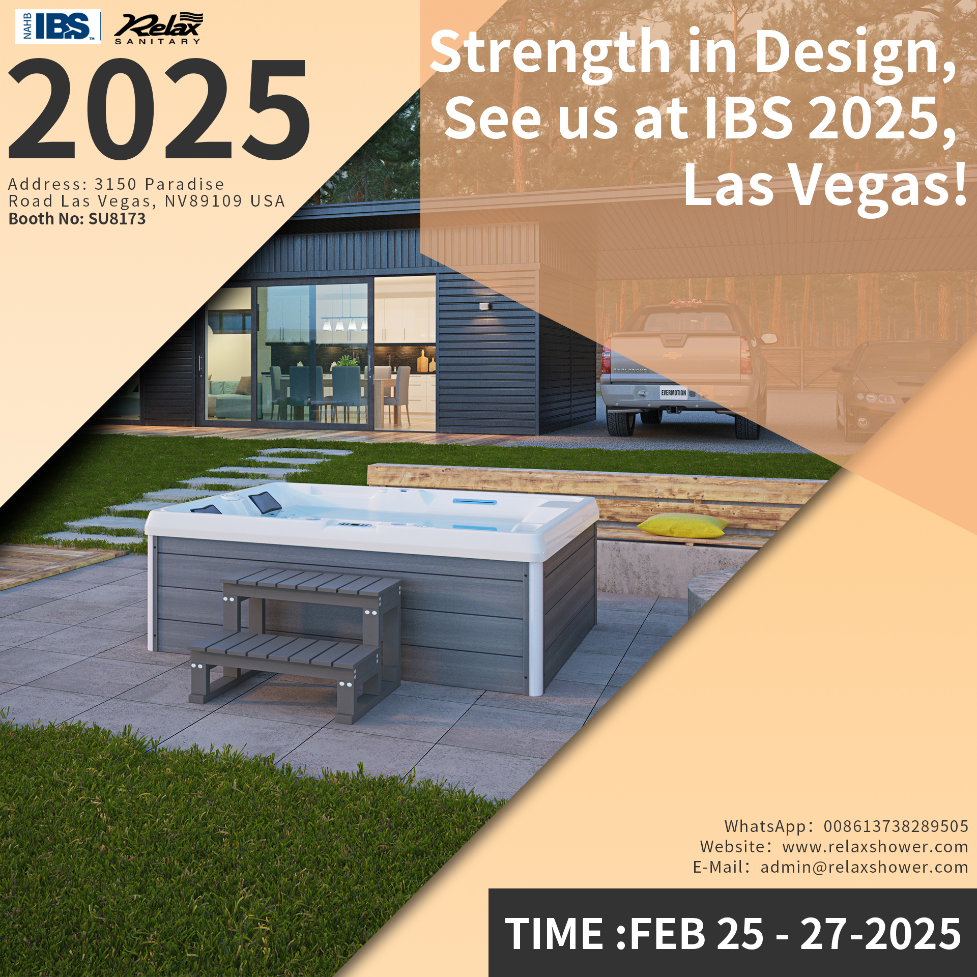 Détendez-vous pour présenter des solutions de salle de bain innovantes à IBS Las Vegas